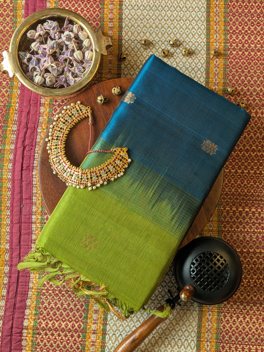 Paturu Pattu Buta- Blue & green