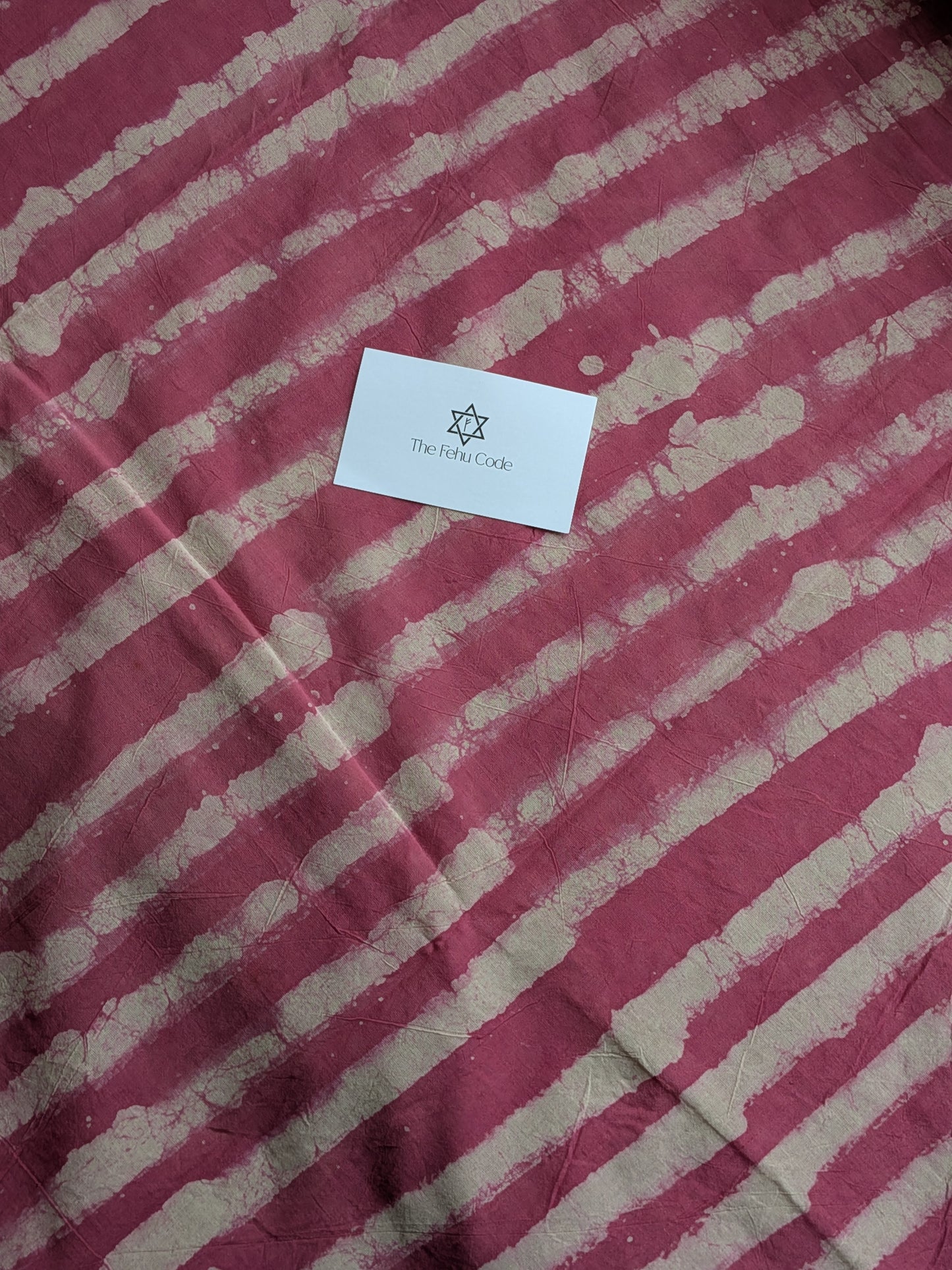 Bagru Hand Block Cotton Saree- stripes