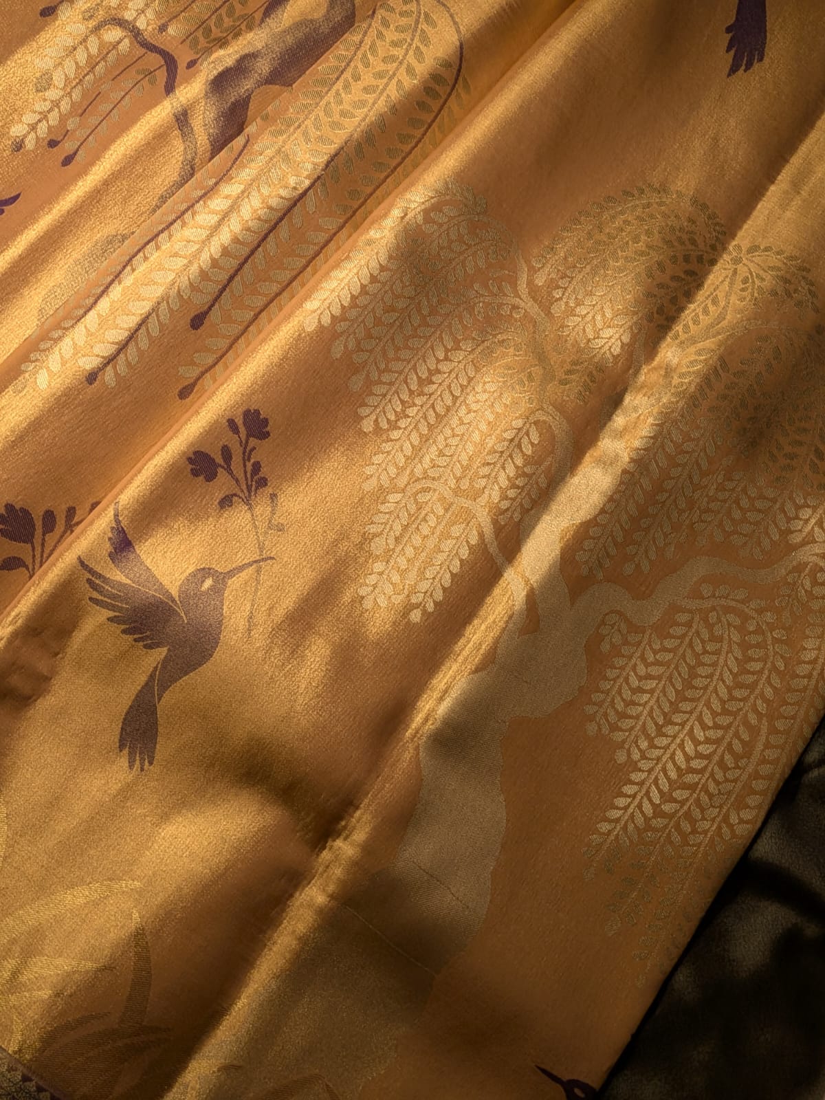 Semi Grand Tissue Silk Saree with Meenakari Work