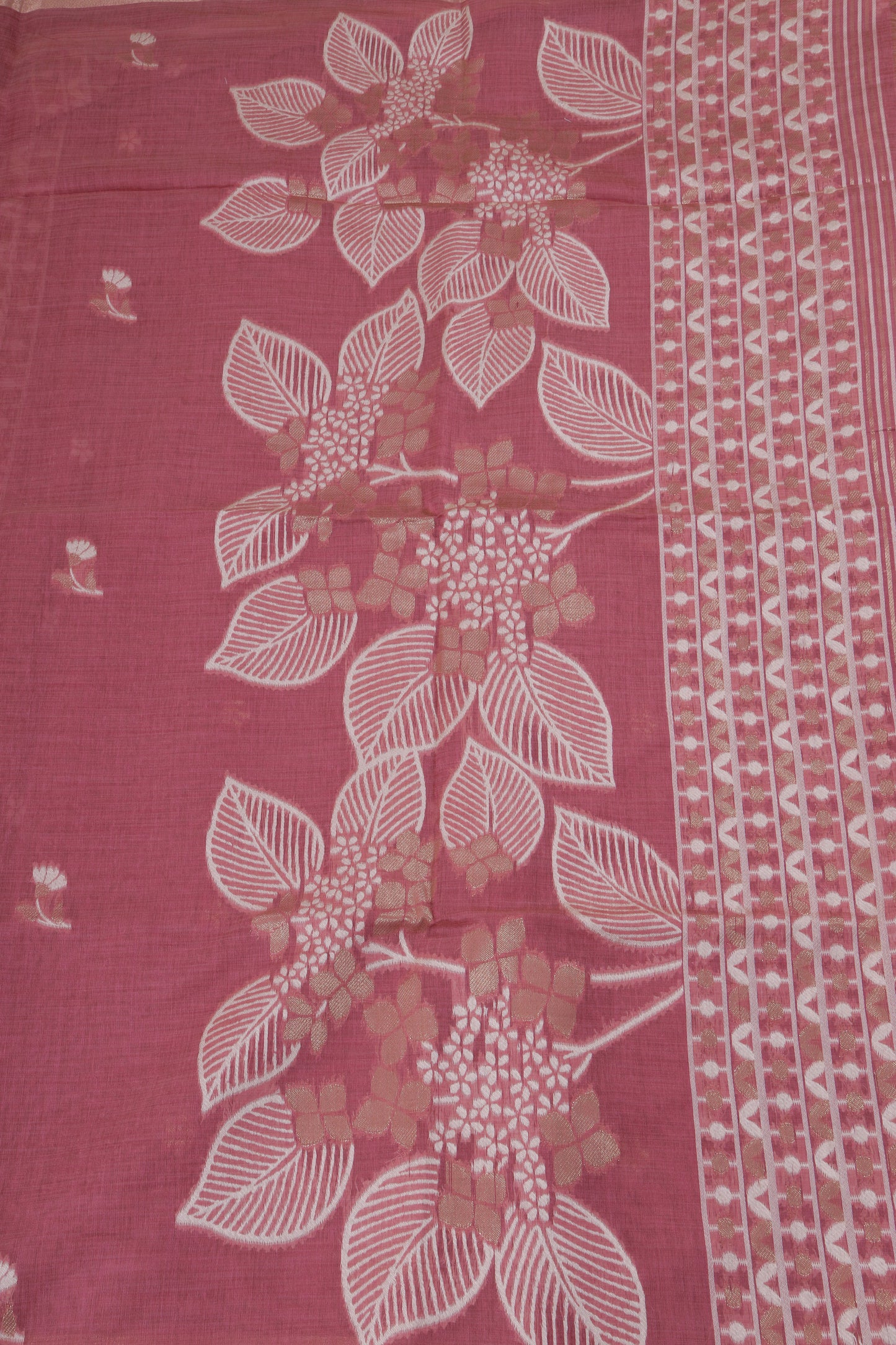 Floral Munga Cotton Saree