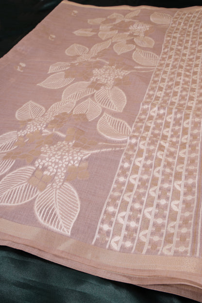 Floral Munga Cotton Saree