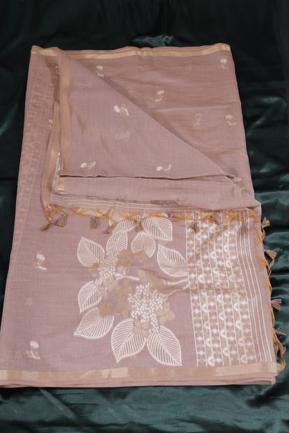 Floral Munga Cotton Saree