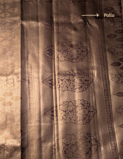 Semi Grand Tissue Silk Saree with Meenakari Work