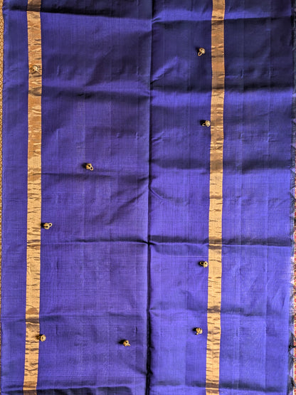 Paturu Pattu Jumping Checks- Royal blue & Off- white