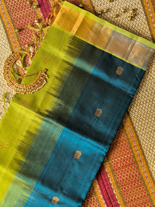 Paturu Pattu Buta- Blue & green