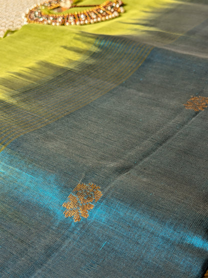 Paturu Pattu Buta- Blue & green