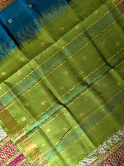 Paturu Pattu Buta- Blue & green