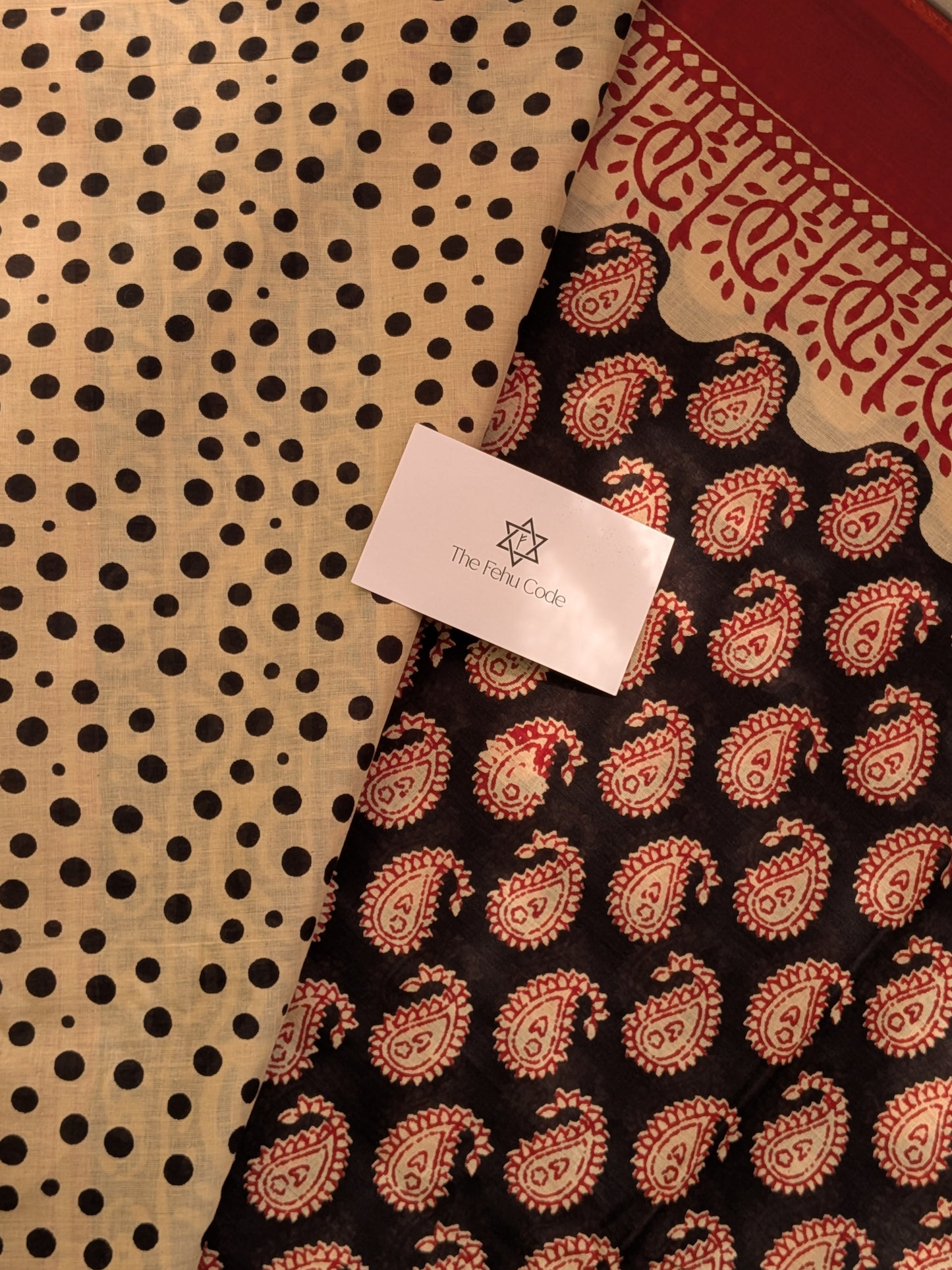Bagru Hand Block Saree- Paisley Buta