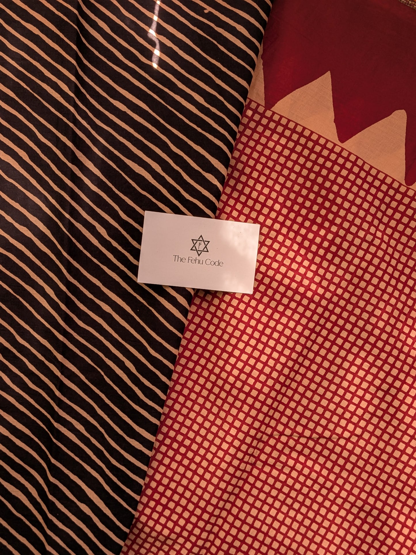 Bagru Handblock Mul Cotton Saree