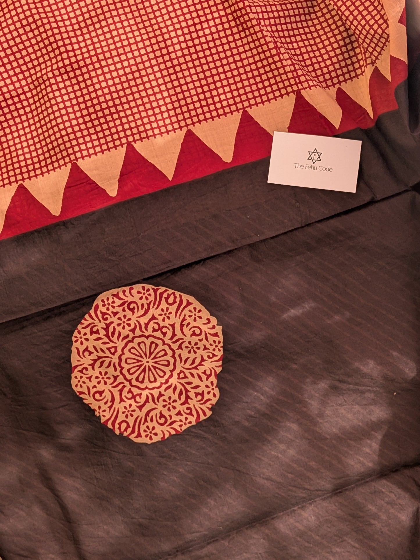 Bagru Handblock Mul Cotton Saree