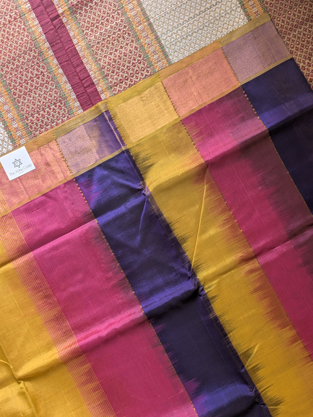 Paturu Ikkat 3 Colour Saree