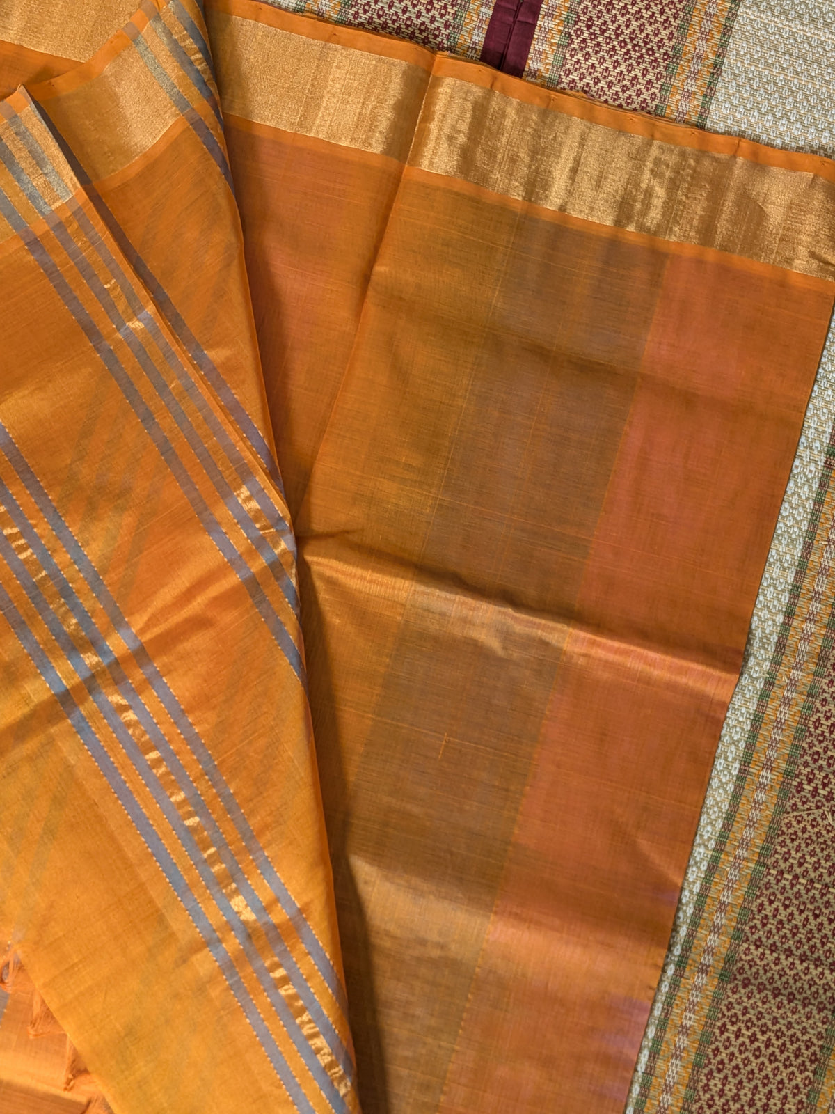 Paturu Ikkat 3 Colour Saree