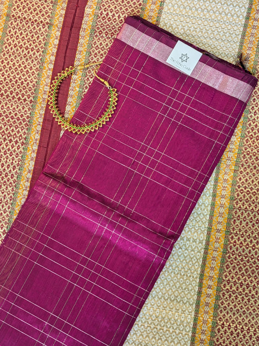 Paturu Pattu Special Checks Saree