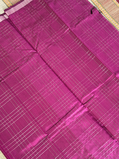 Paturu Pattu Special Checks Saree