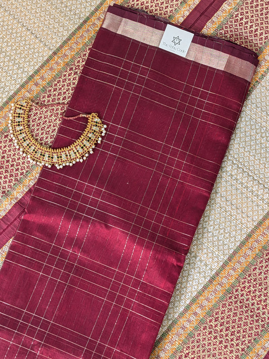 Paturu Pattu Special Checks Saree