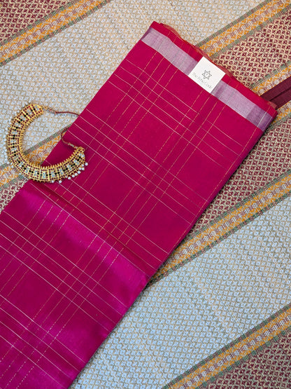 Paturu Pattu Special Checks Saree