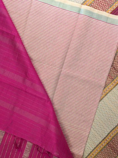 Paturu New Horizontal Stripes Saree