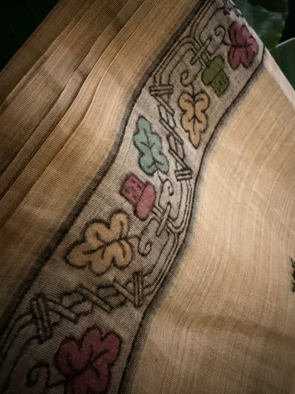 Lotus Munga Cotton Jamdani Buta Saree