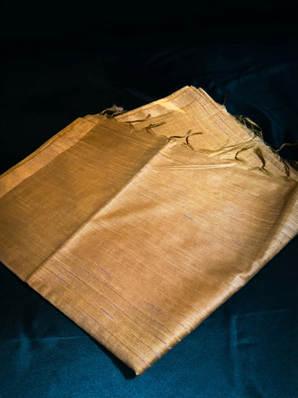 Golden Tussar Silk Saree