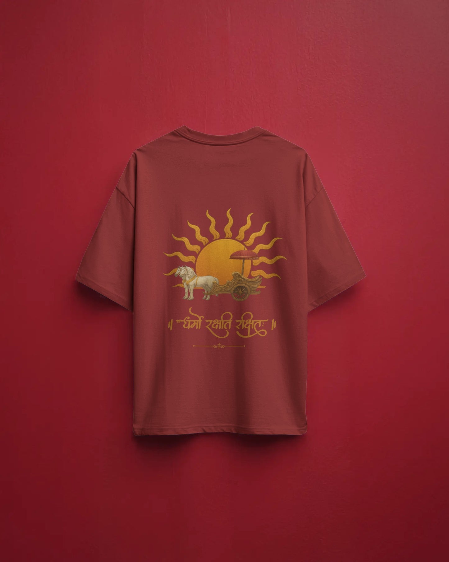 Dharmo Rakshati Rakshitaha Oversized T-shirt