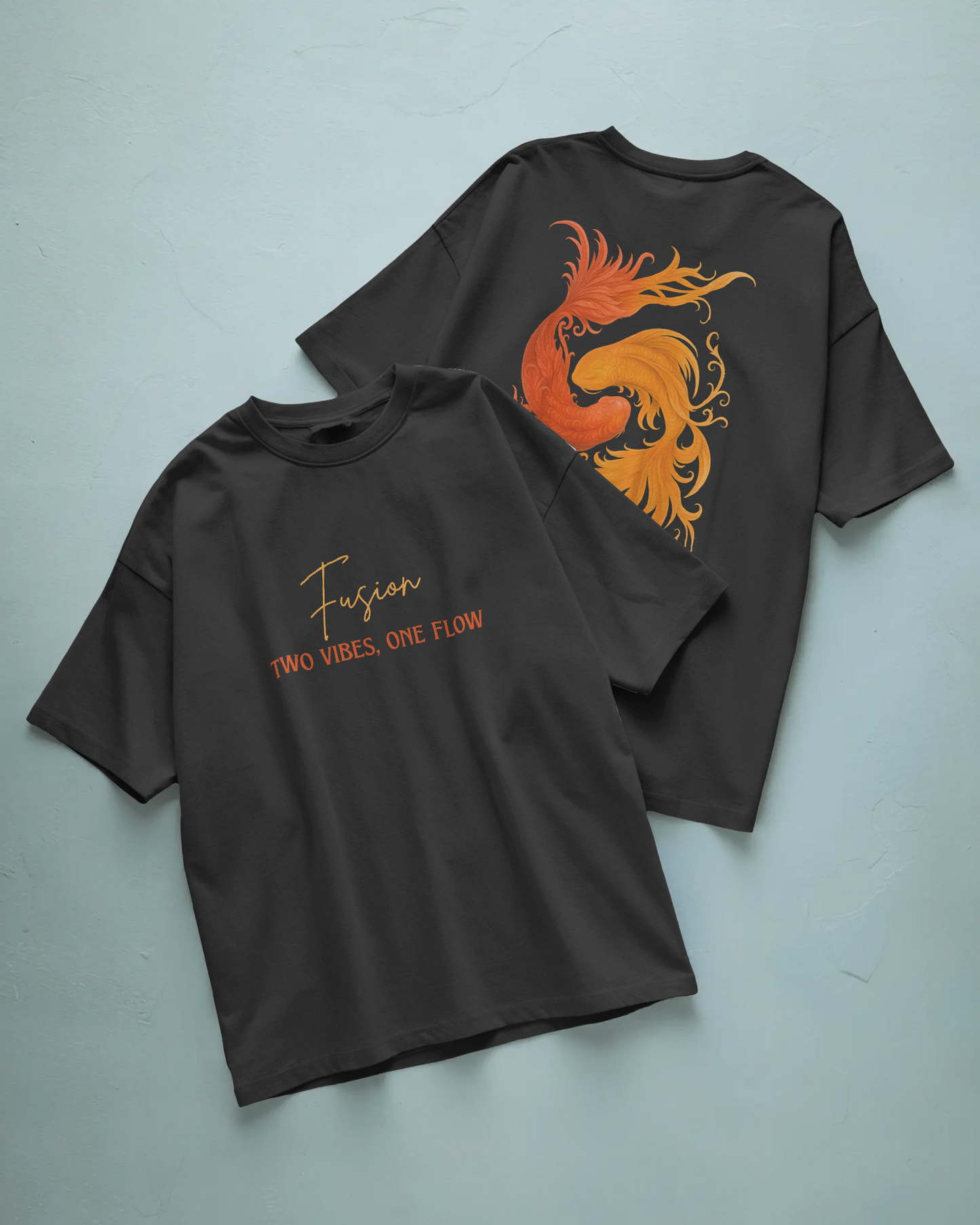 Pisces Fusion Oversized T-Shirt – Aesthetic Zodiac Tee for Dreamers & Water Signs