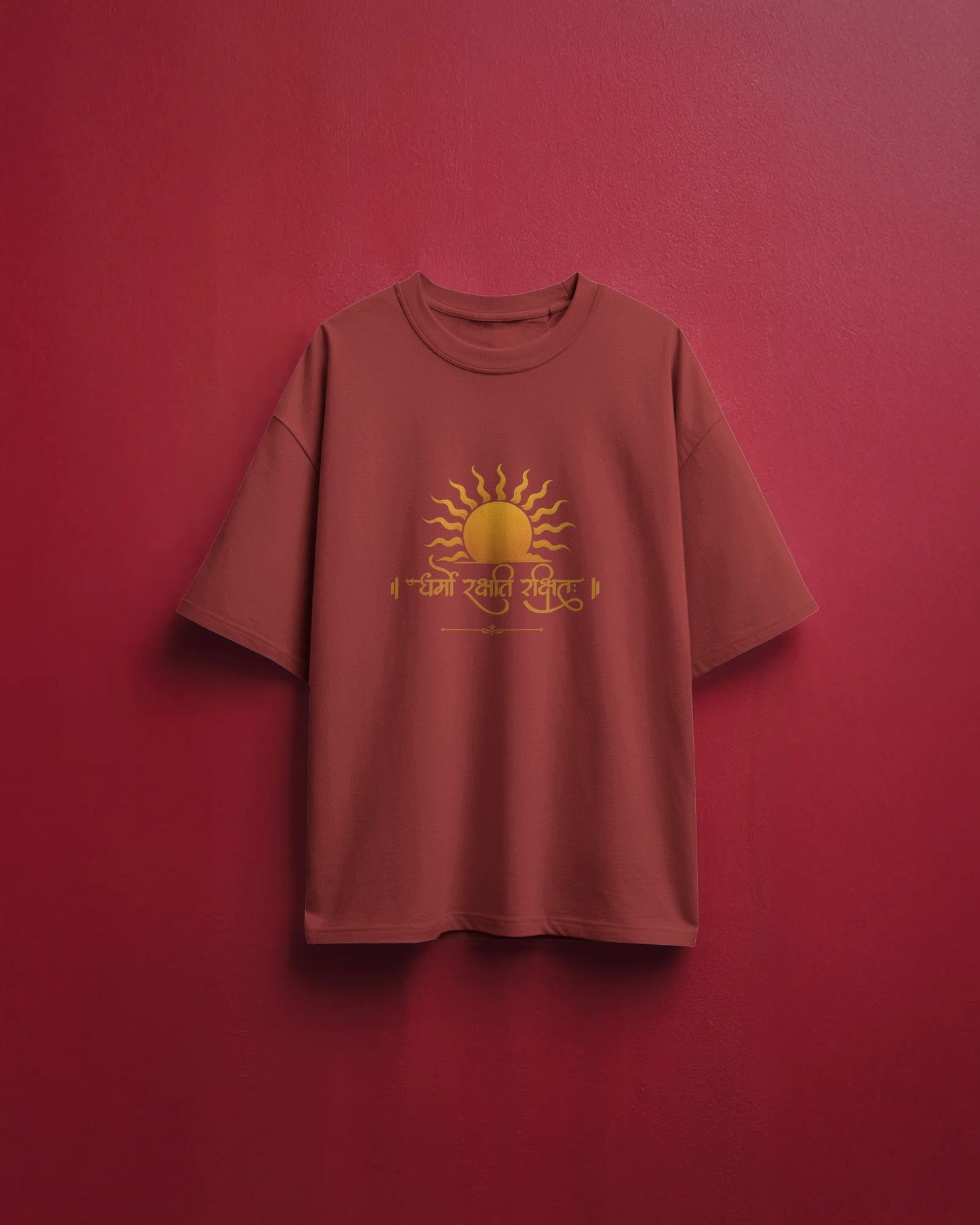 Dharmo Rakshati Rakshitaha Oversized T-shirt